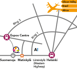 Map showing the location of Quja